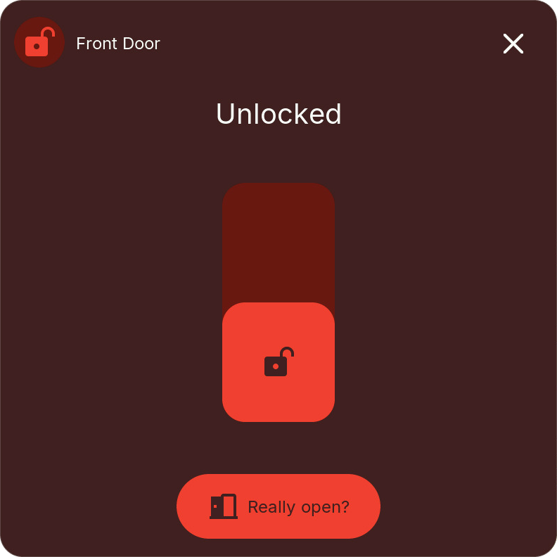 Unlocked lock asking Really open?