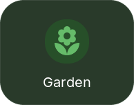 Folder tile Garden filled in green