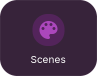 Folder tile Scenes filled in purple